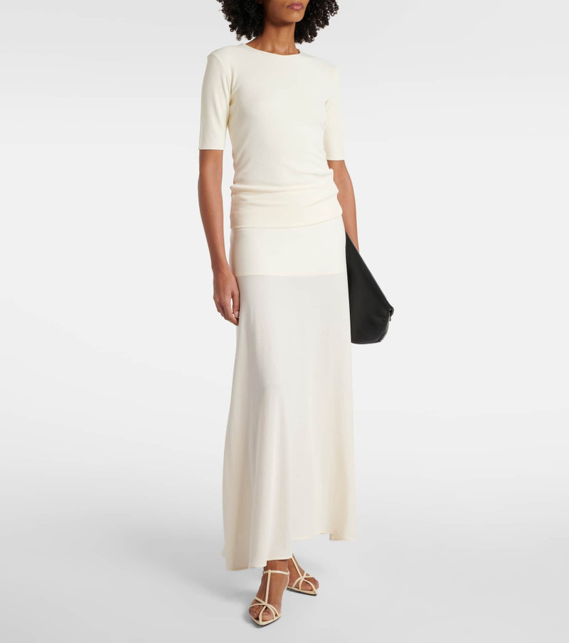 Jil Sander Crêpe midi skirt outlook