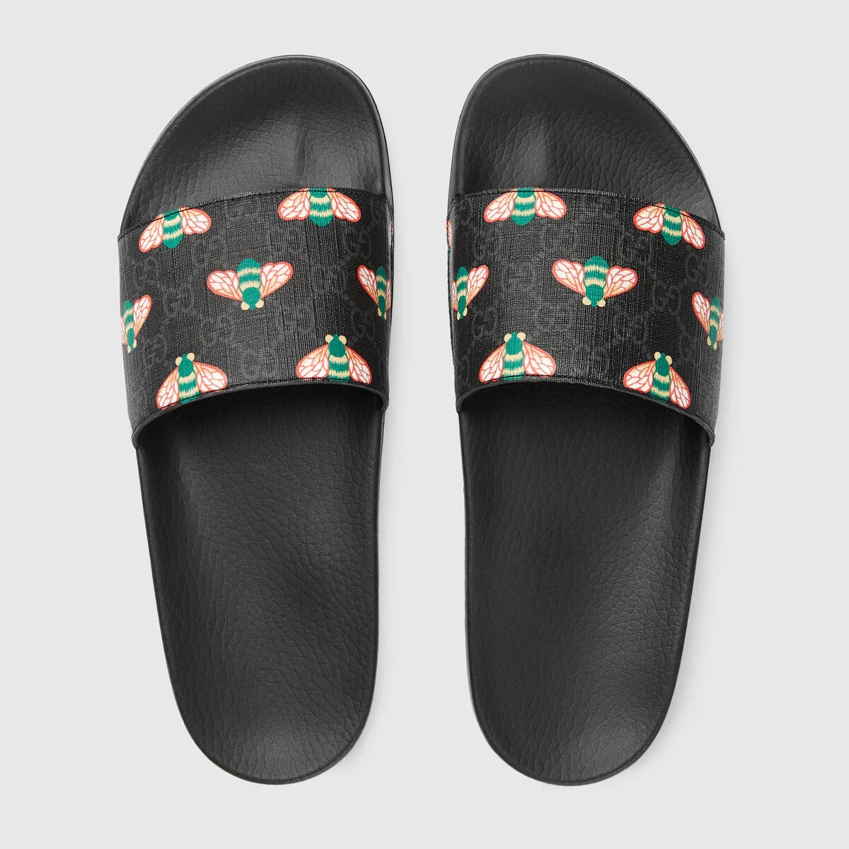 Men's bee print slide sandal - 3