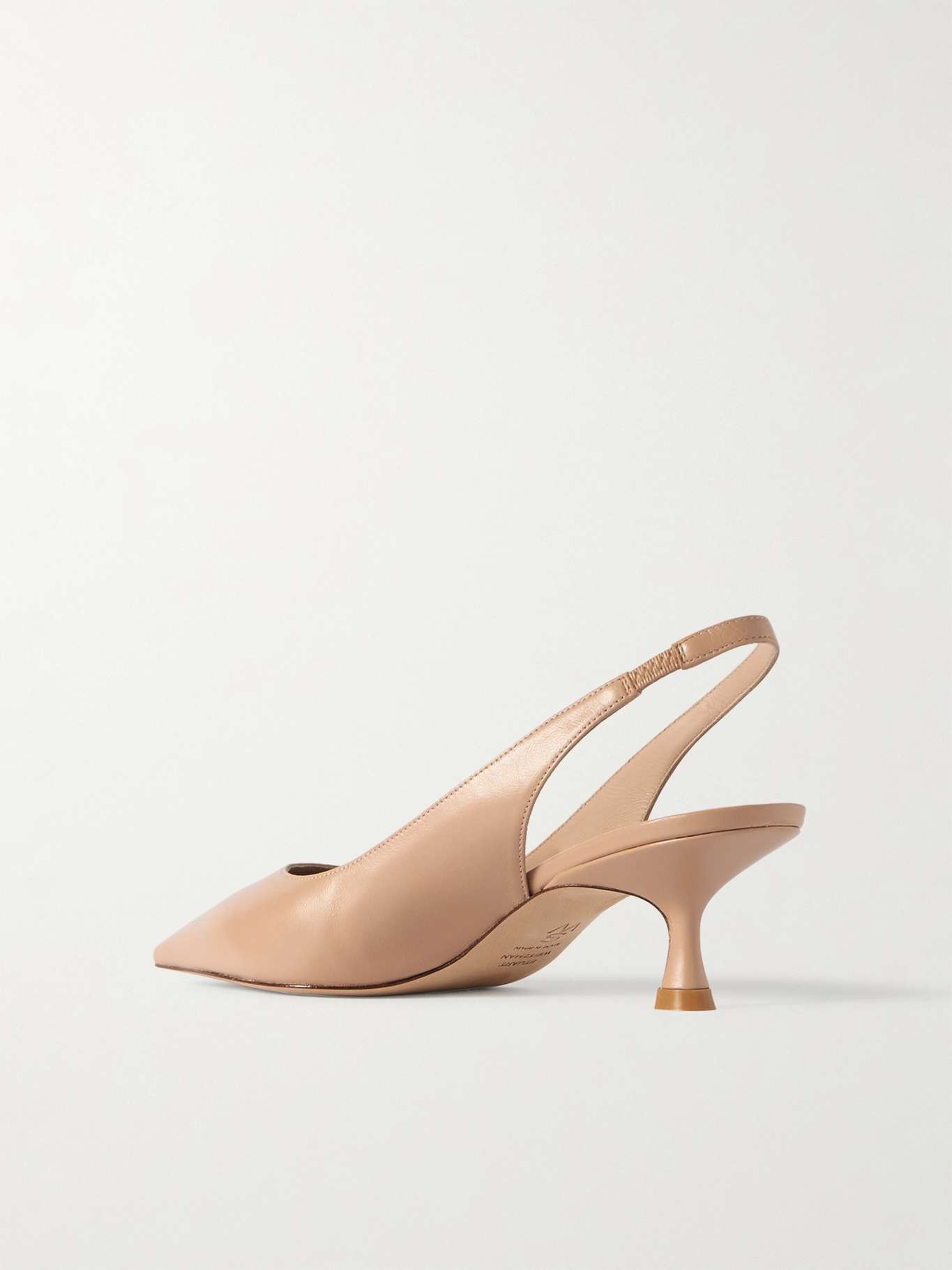 Naomi leather slingback pumps - 3