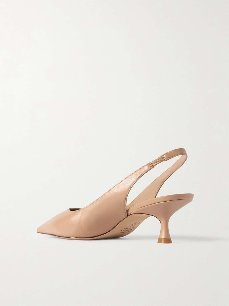 Naomi 가죽 slingback 펌프 3