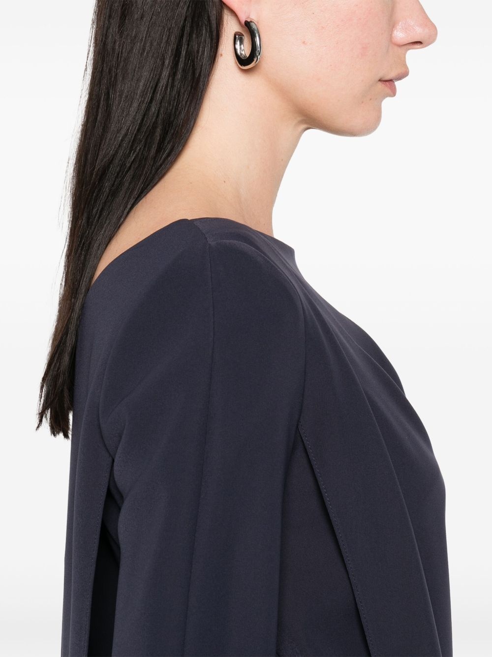 long-sleeves mini dress - 5