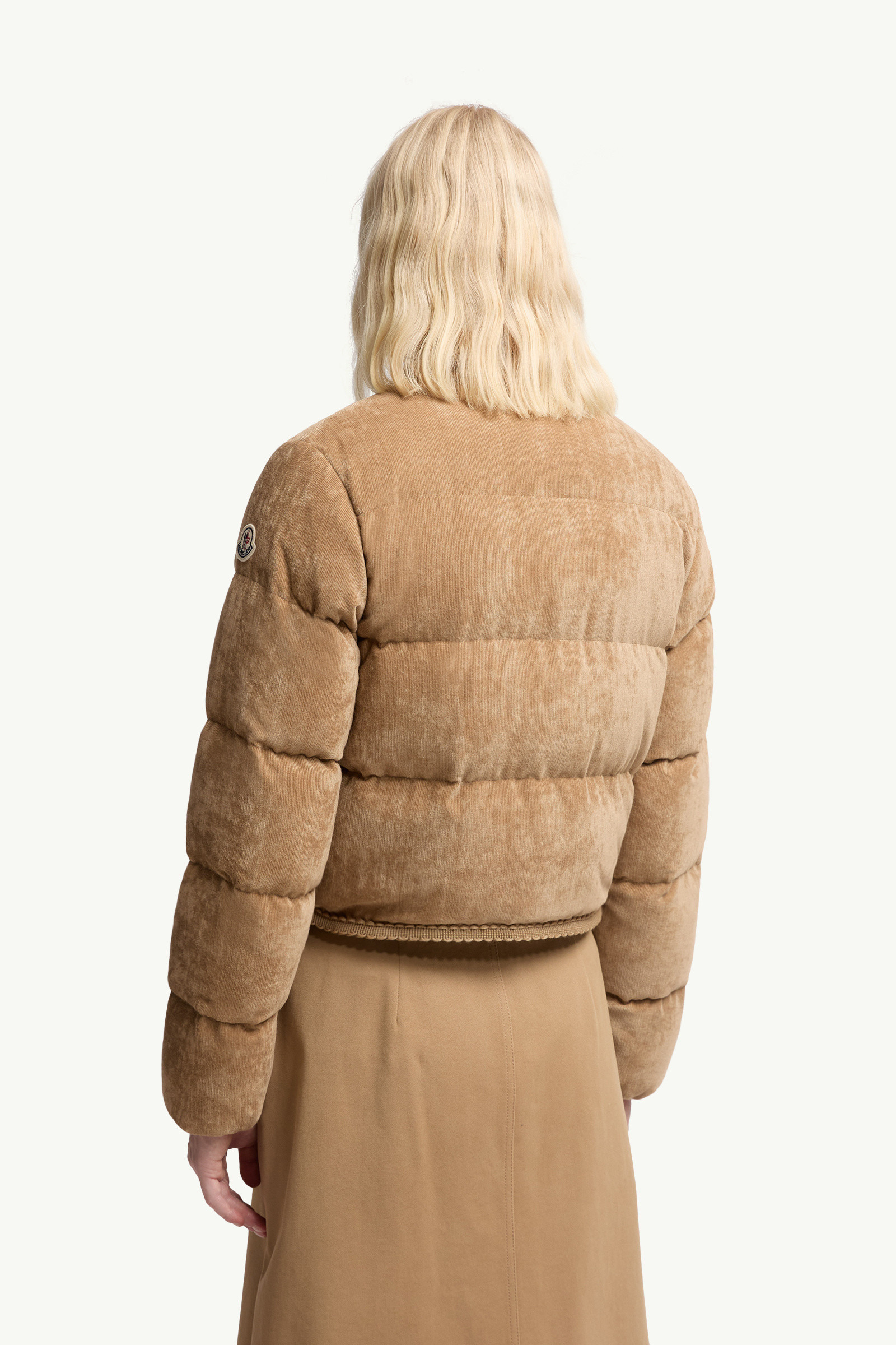 Essarts Braided Trim Corduroy Short Down Jacket - 5