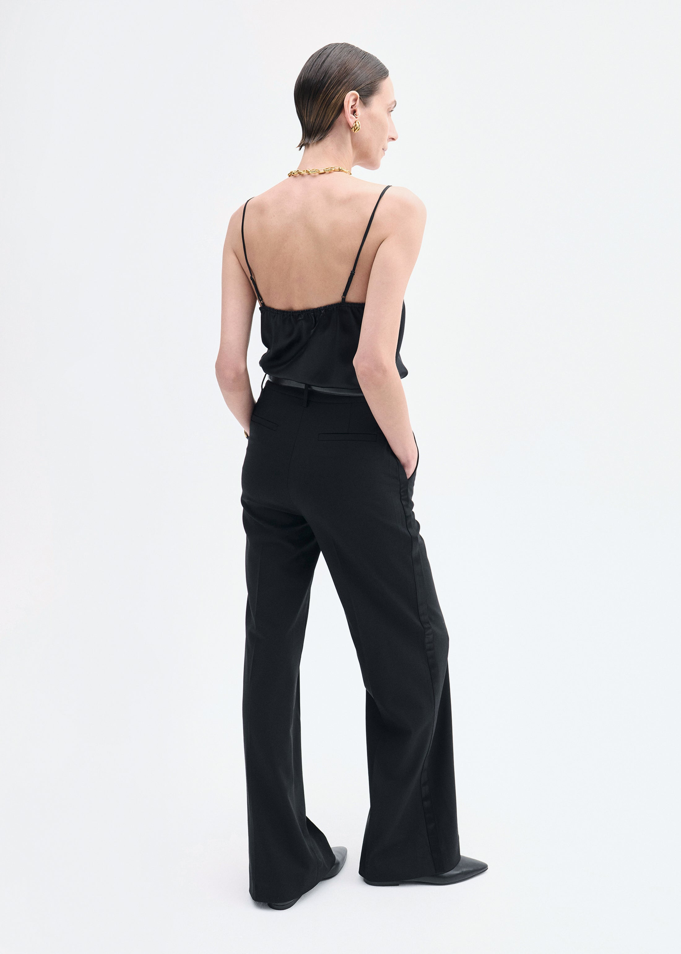 Lace Camisole in Silk - 3