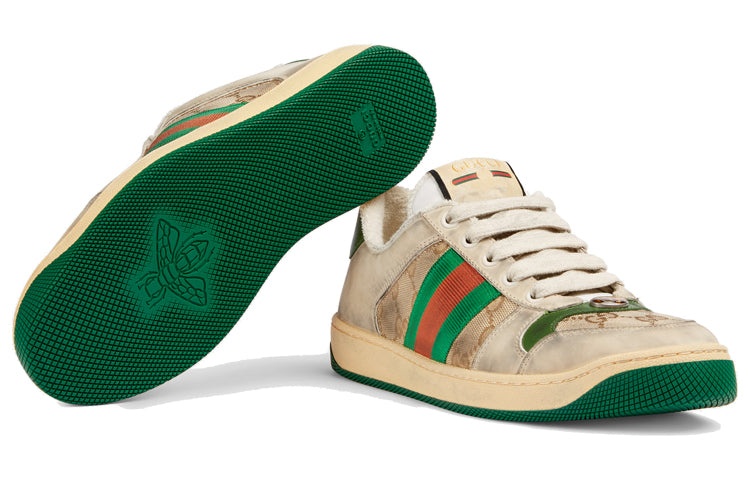 (WMNS) Gucci Screener 'Distressed Green Orange' 570443-9Y920-9666 - 5