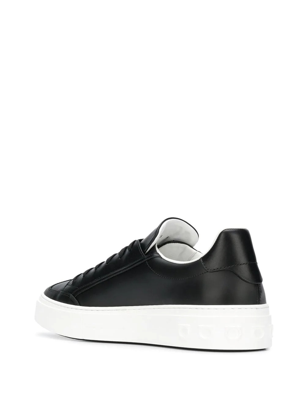 textured Gancio sneakers - 3