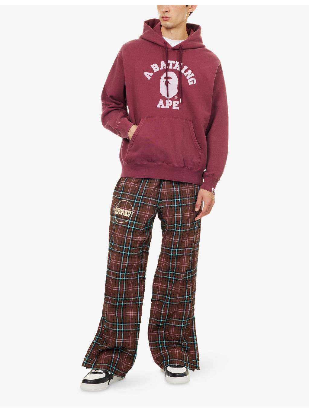 Bape College Graphic-Print Cotton Hoody - 2