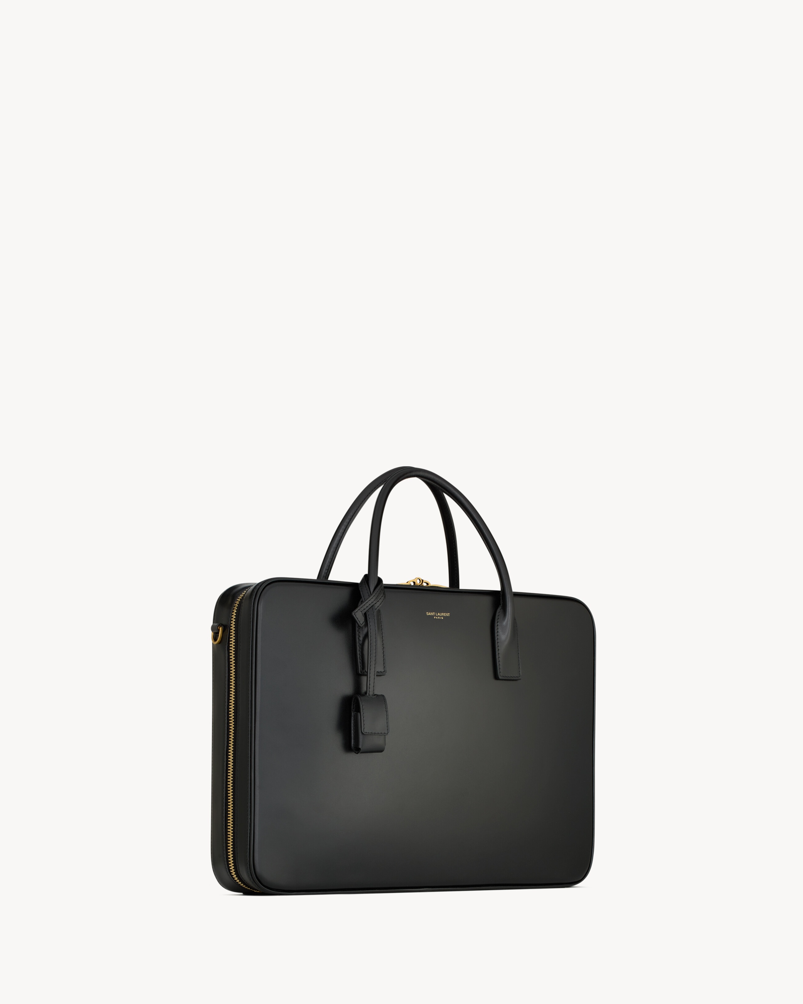 SAC DE JOUR LARGE SLIM BAULETTO BAG IN SMOOTH LEATHER - 4