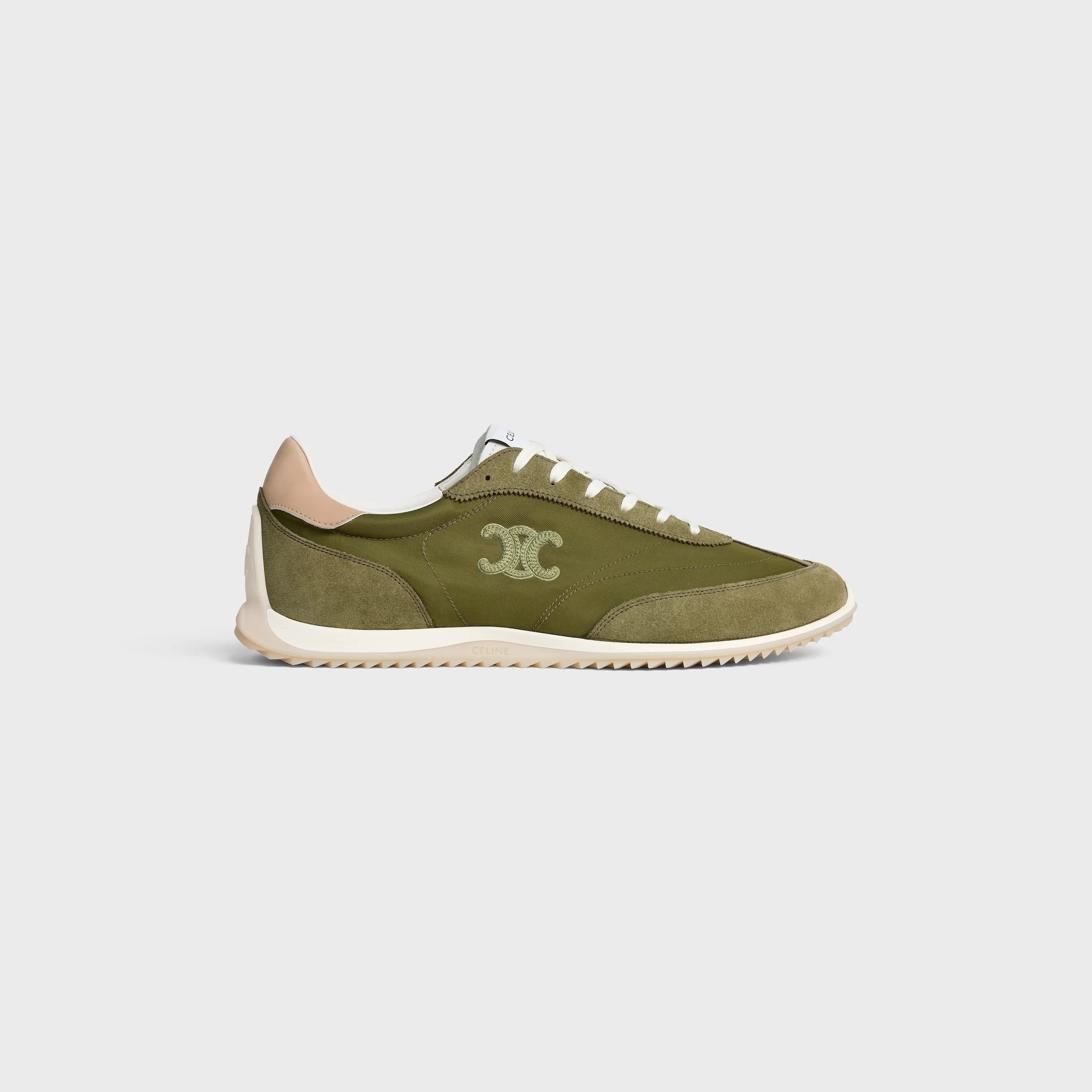 RACER SNEAKER IN NYLON, SUEDE CALFSKIN AND CALFSKIN - 1