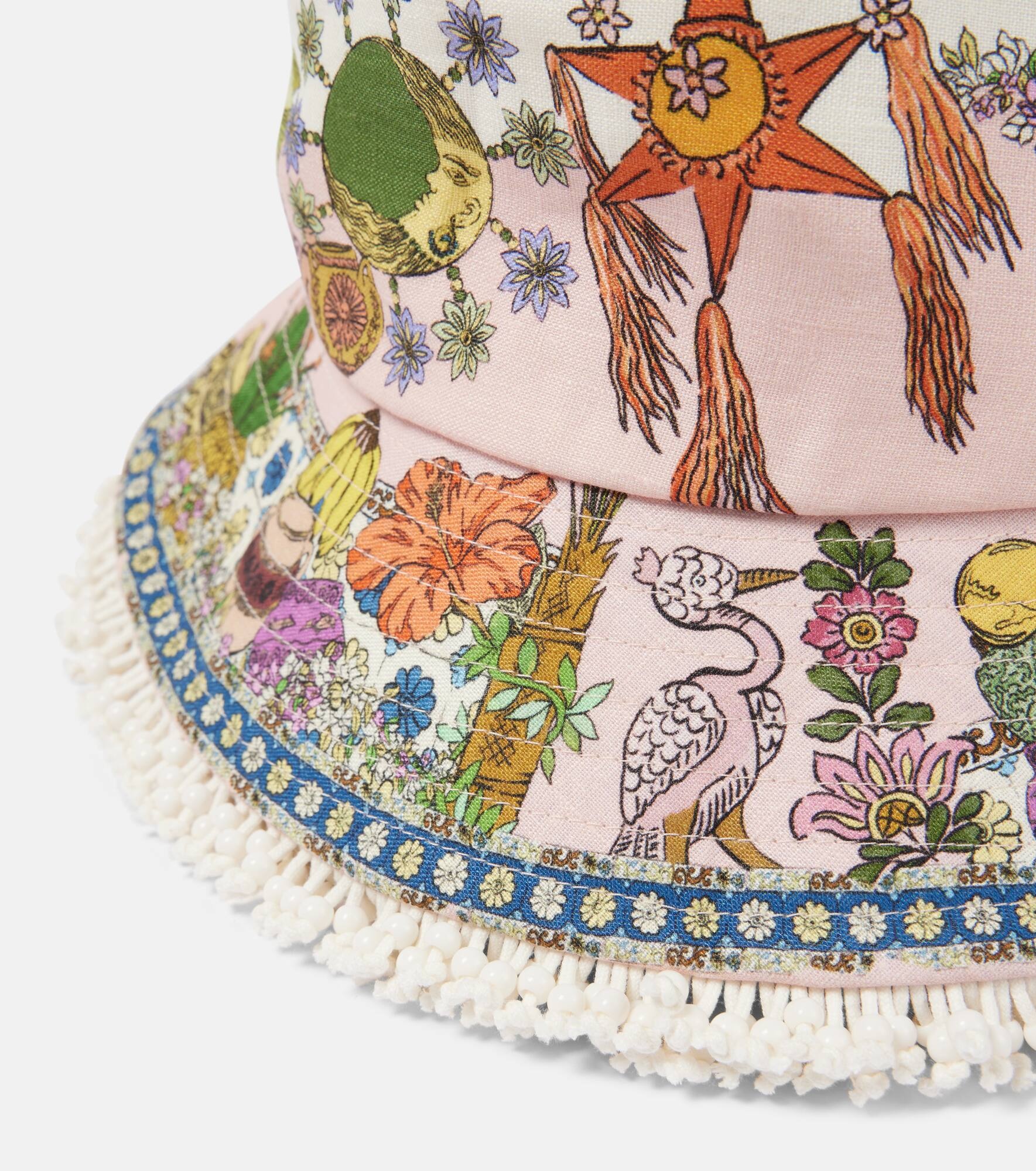 Hazel linen bucket hat - 3