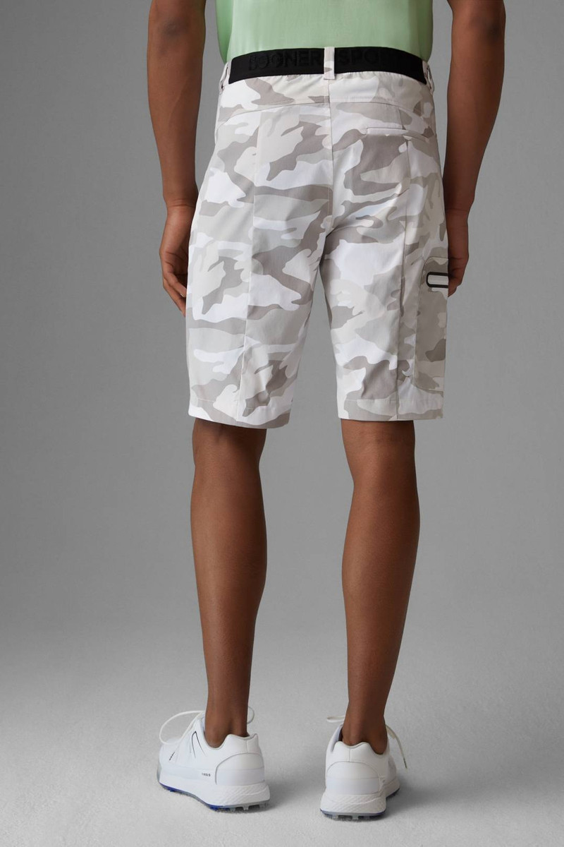 MILO FUNCTIONAL SHORTS IN SILVER GRAY/WHITE 3