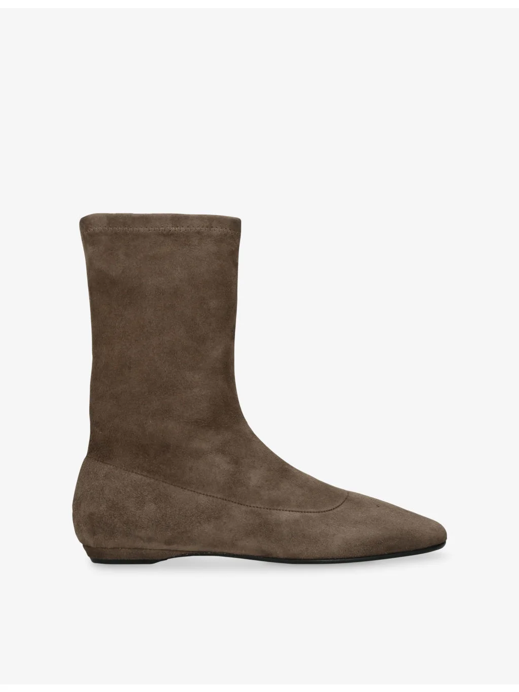 Cindy Stretch-Suede Ankle Boots - 1