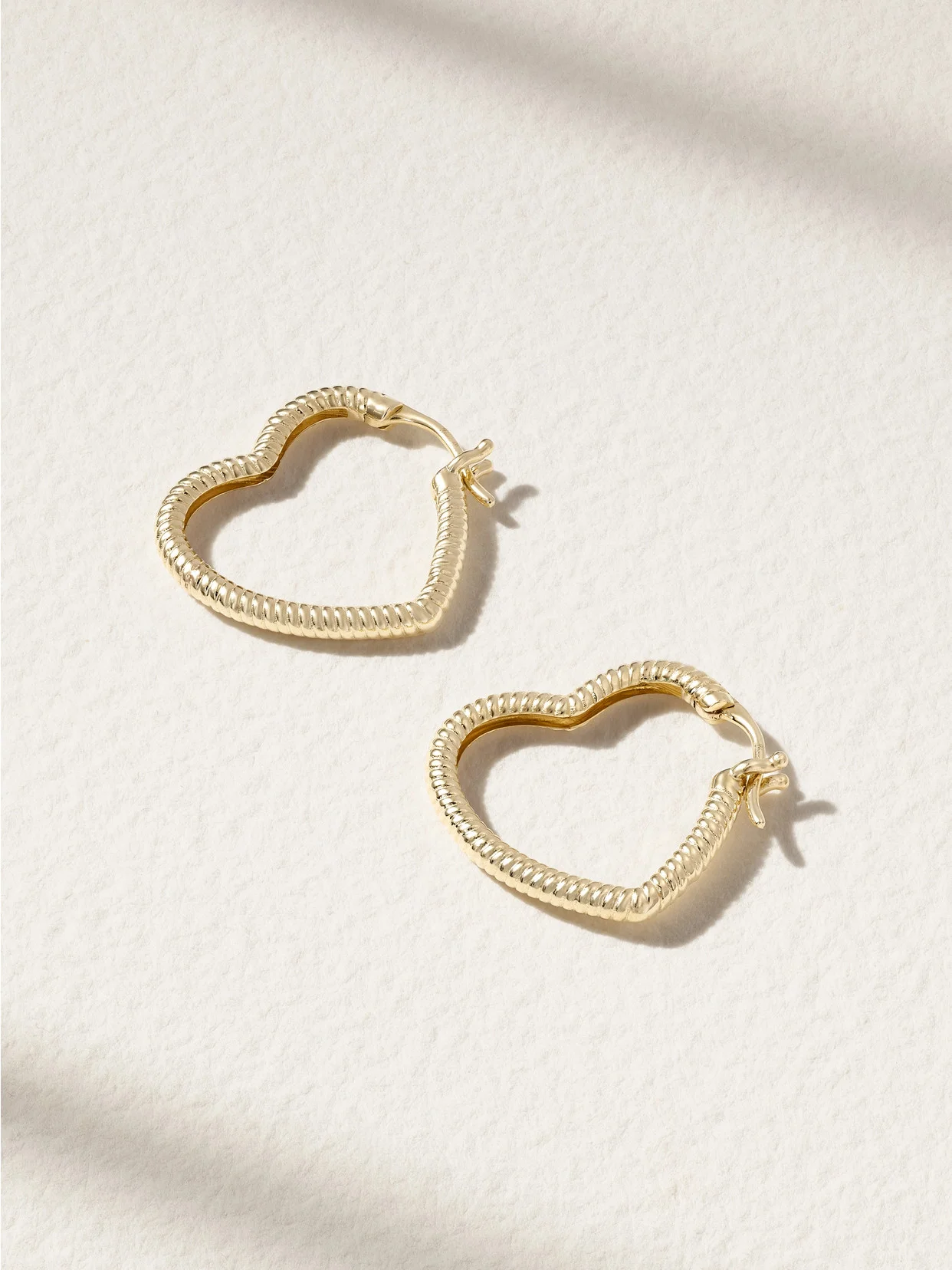 9-karat Gold Hoop Earrings - 1