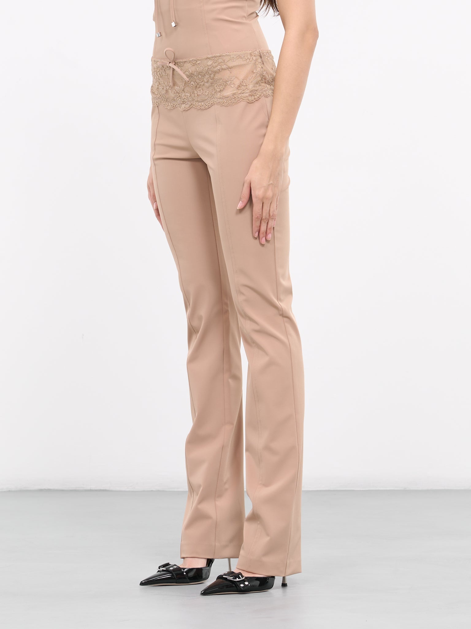 Lace Flounce Pants - 2