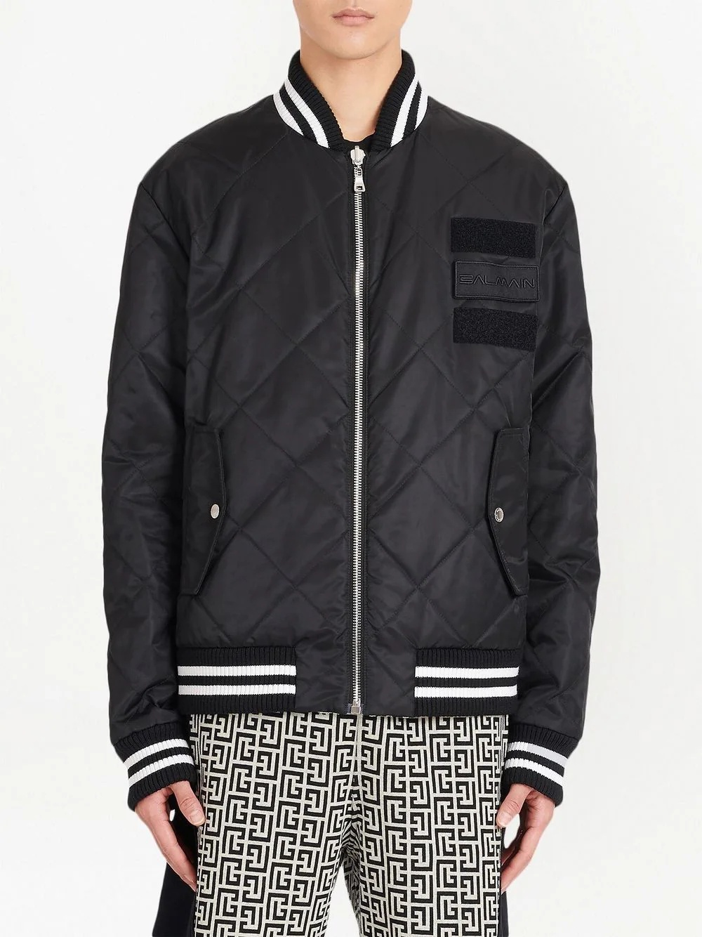 quilted bomber jacket - 3