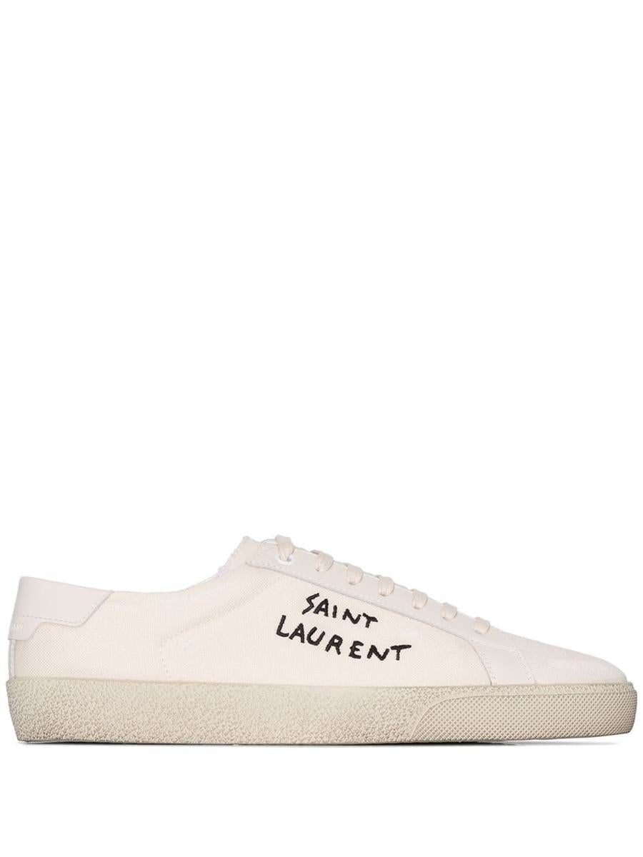 SAINT LAURENT COURT SL/06 CANVAS SNEAKERS - 1