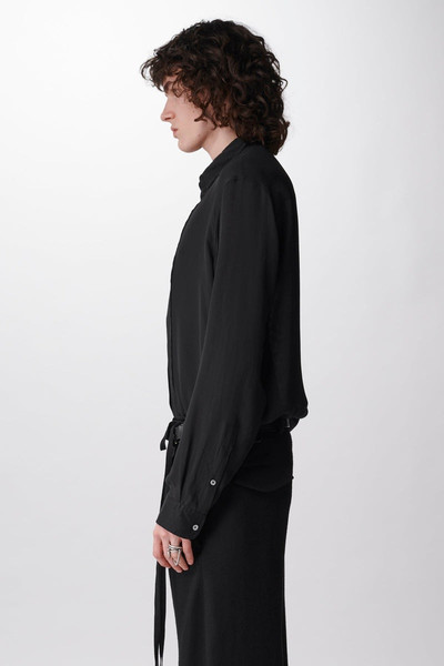 Ann Demeulemeester Florent Standard Tuxedo Shirt Georgette Vap outlook