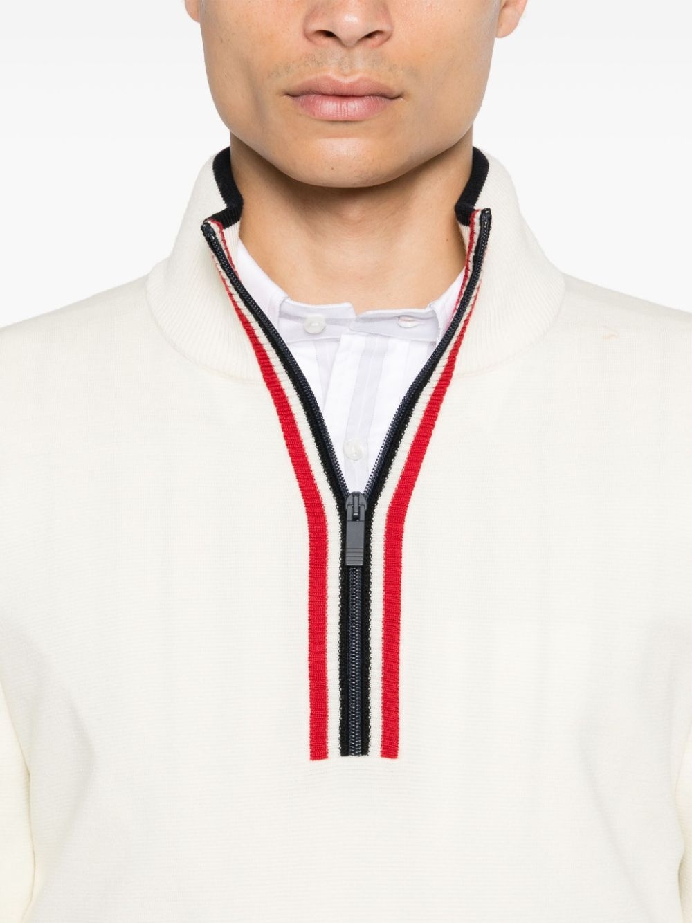 funnel-neck pullover - 5