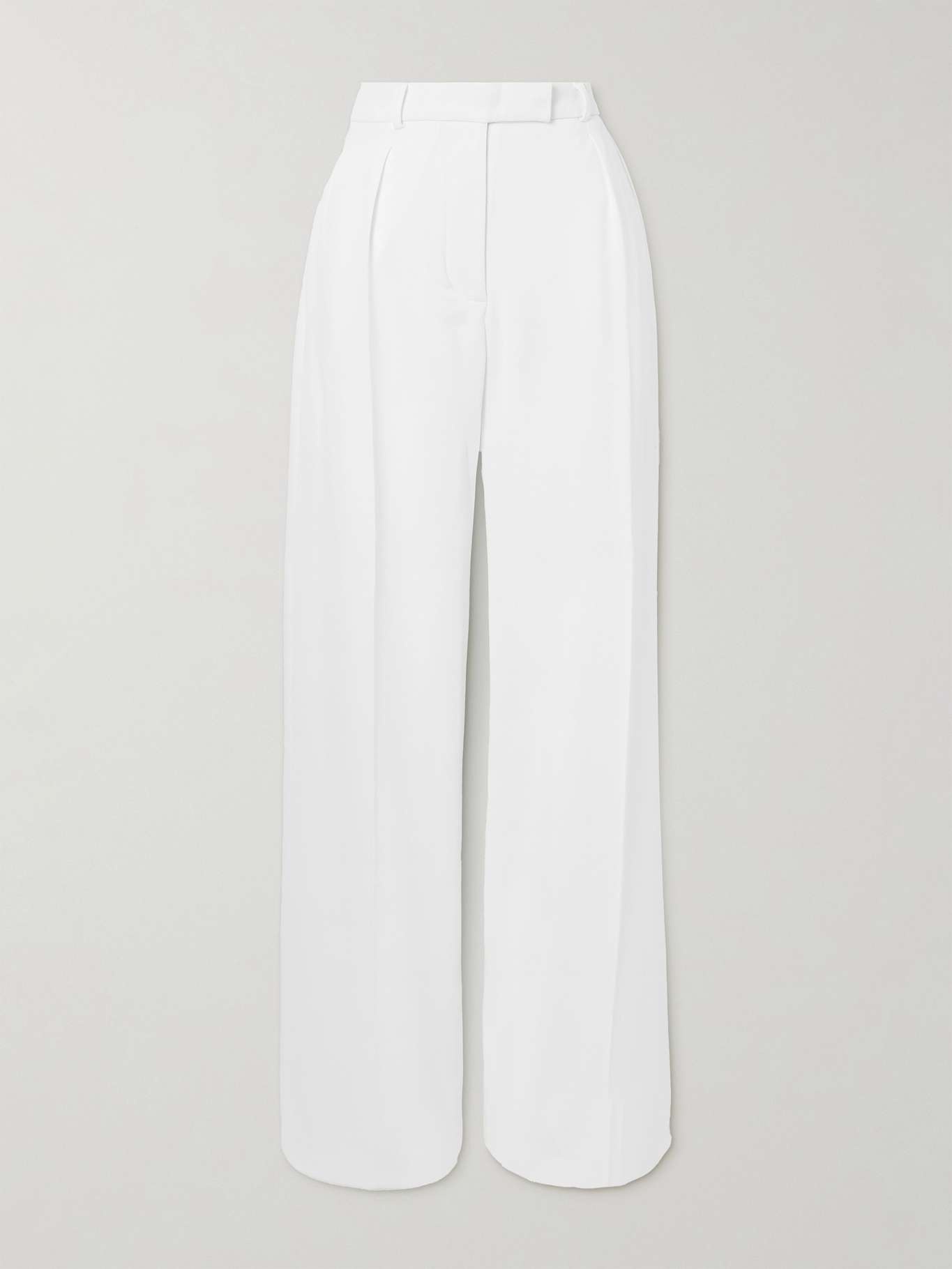 Herus pleated crepe wide-leg pants - 1