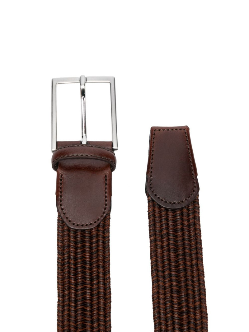 Canali logo-detail belt outlook