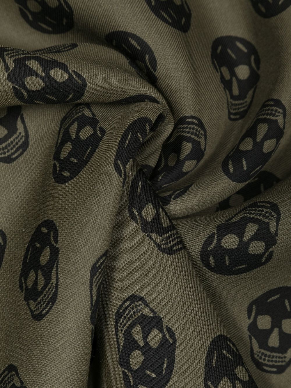 skull motif-print scarf - 3