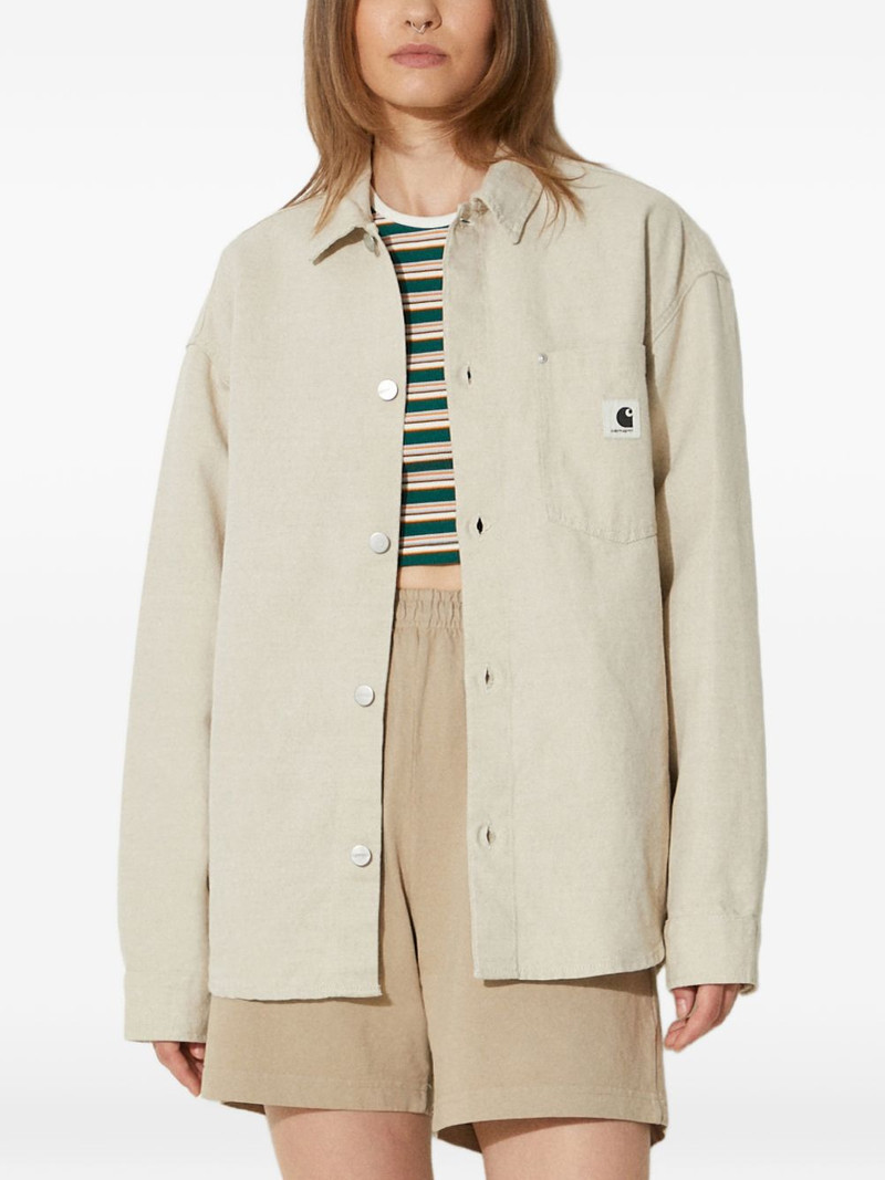 pocket button shirt jacket 1
