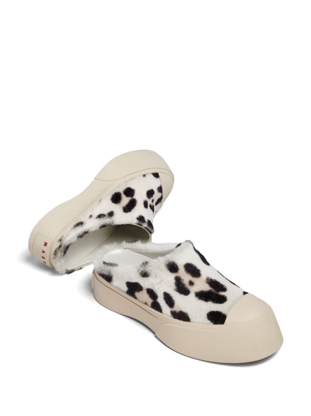 leopard-print slippers - 5