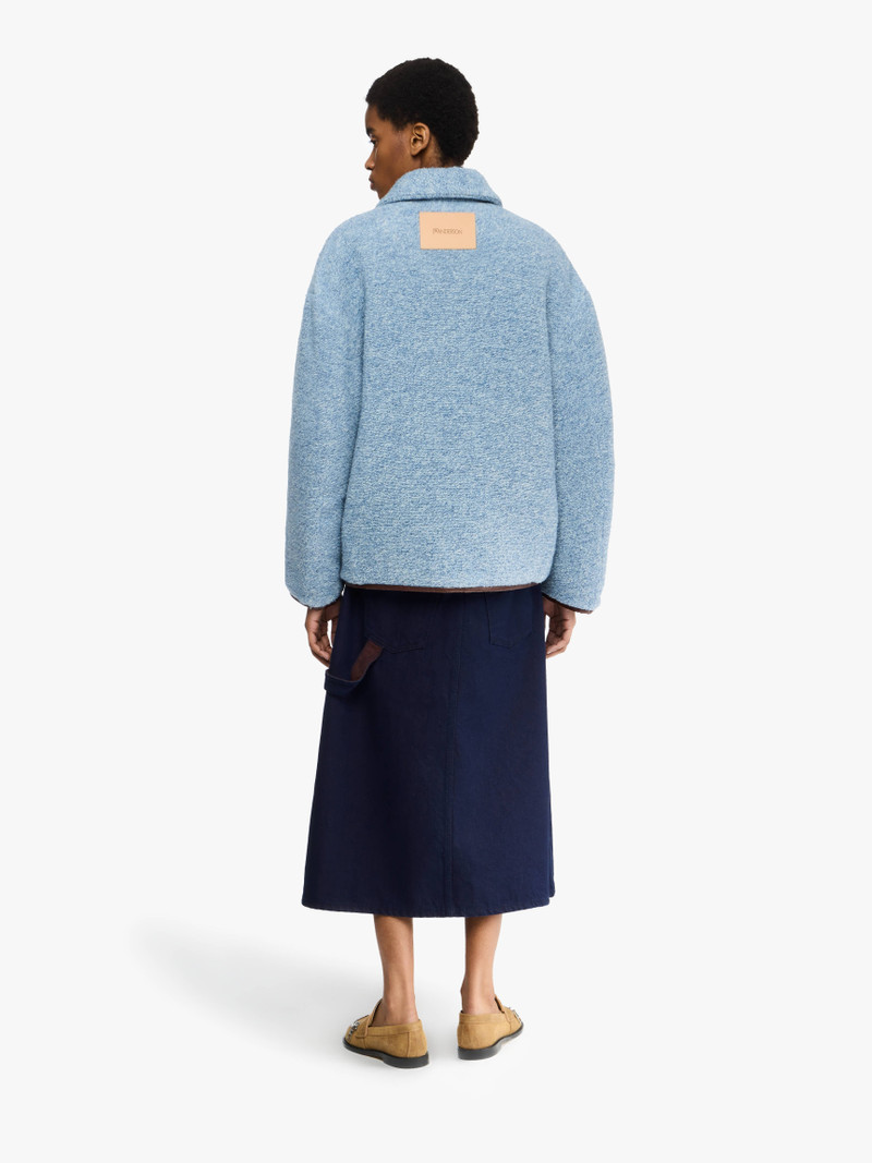 CONTRAST TRIM CASUAL JACKET 3