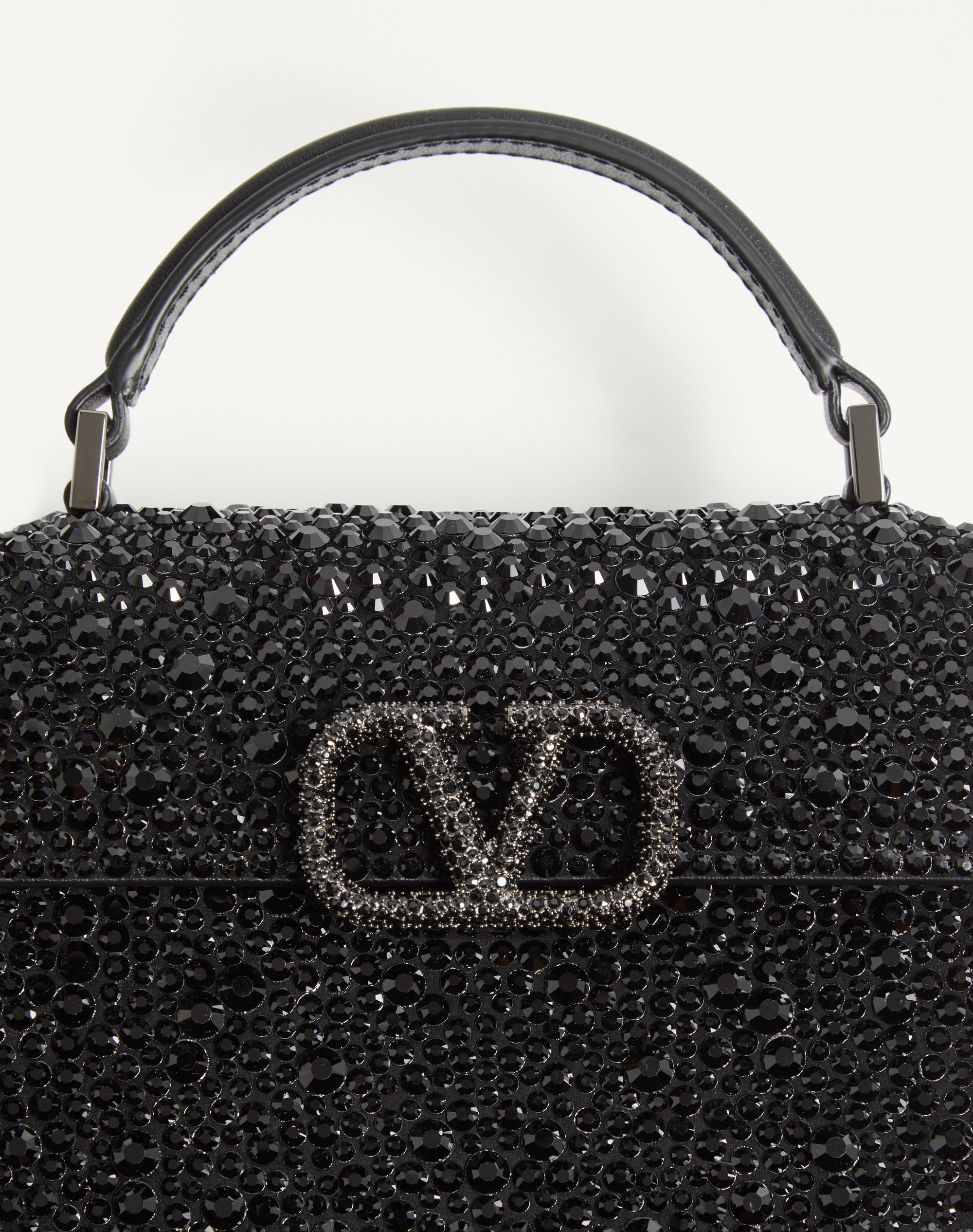 MINI VSLING HANDBAG WITH SPARKLING EMBROIDERY - 6
