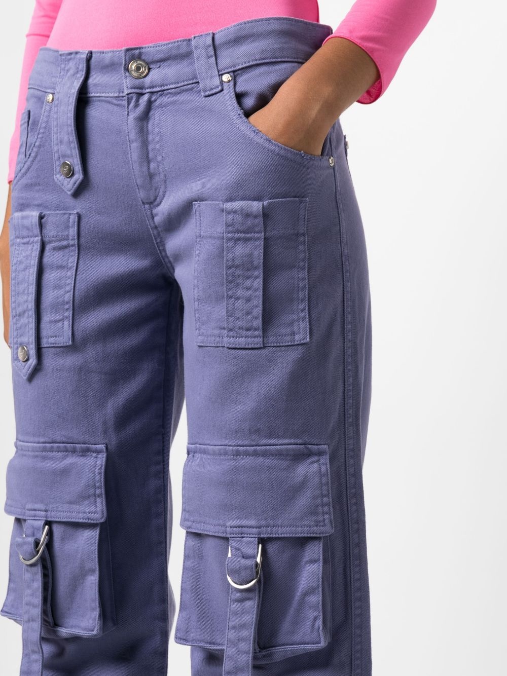 straight-leg cargo jeans - 5