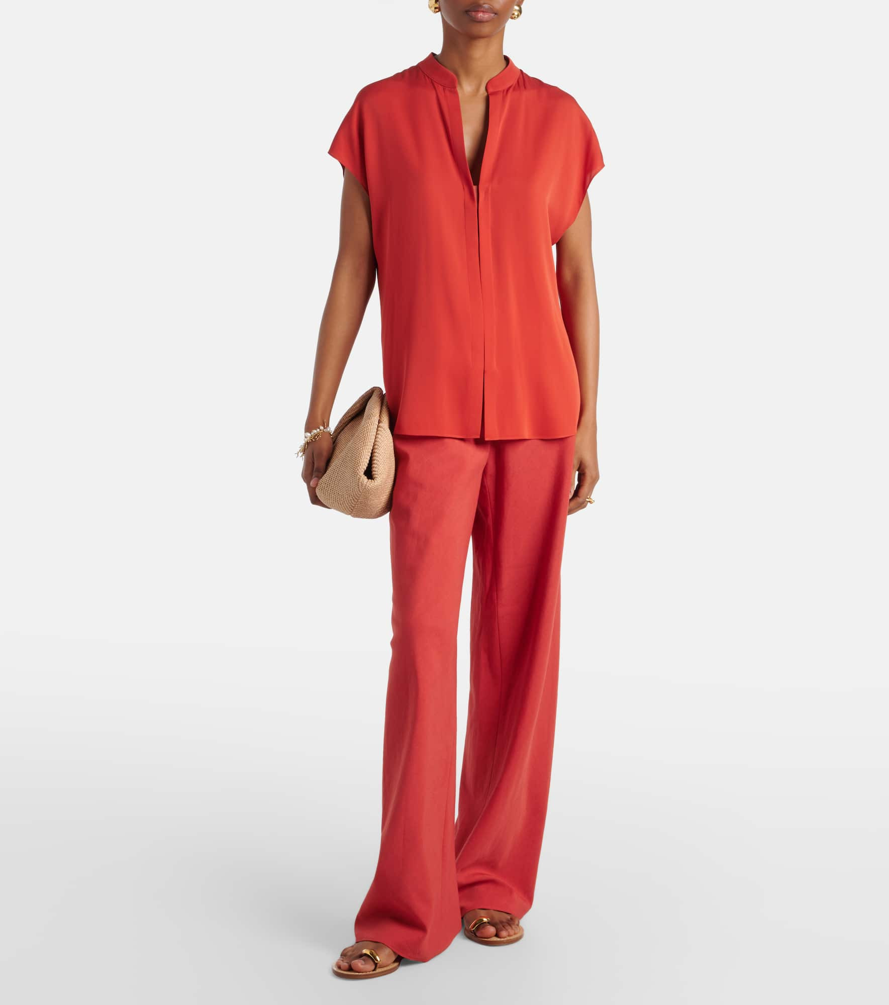 Silk-blend blouse - 2