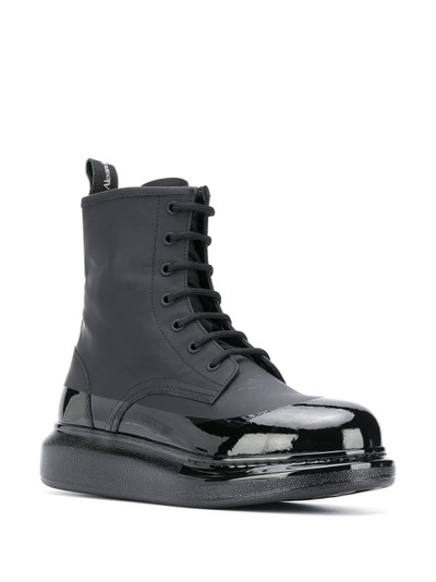 Alexander McQueen Hybrid lace-up boots outlook