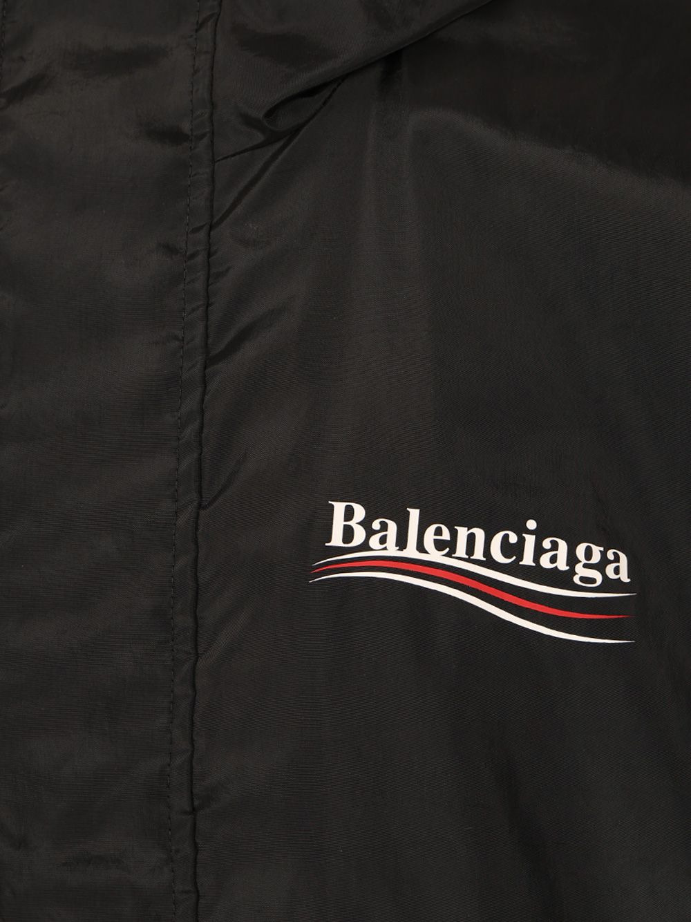 Rain Jacket With Logo Jackets Black - 5