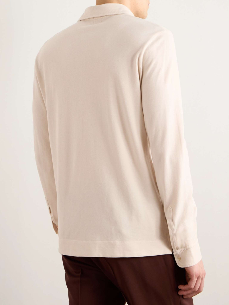 Ischia Cotton and Cashmere-Blend Jersey Polo Shirt 3