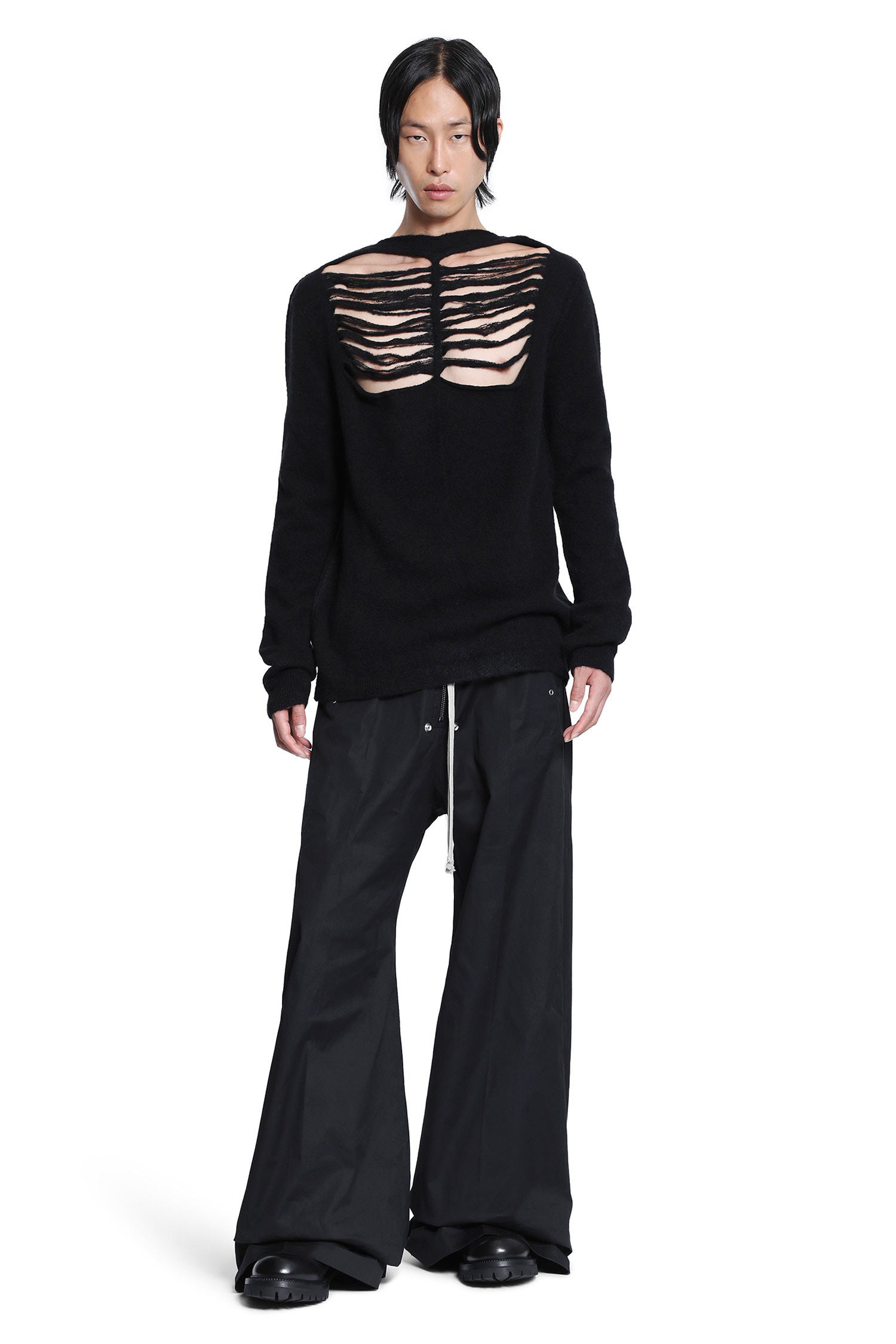 Concordians Top In Alpaca Grid Knit - 5