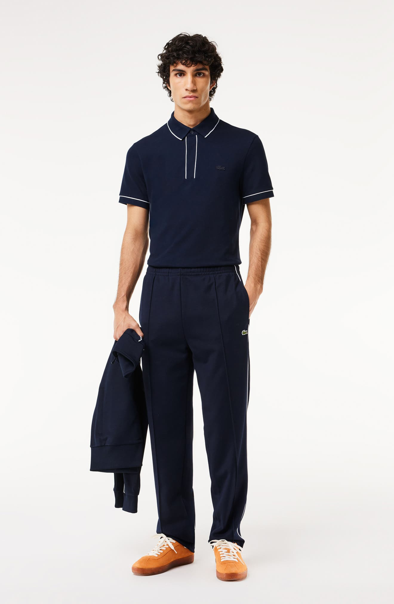 Regular Fit Tipped Piqué Polo - 6