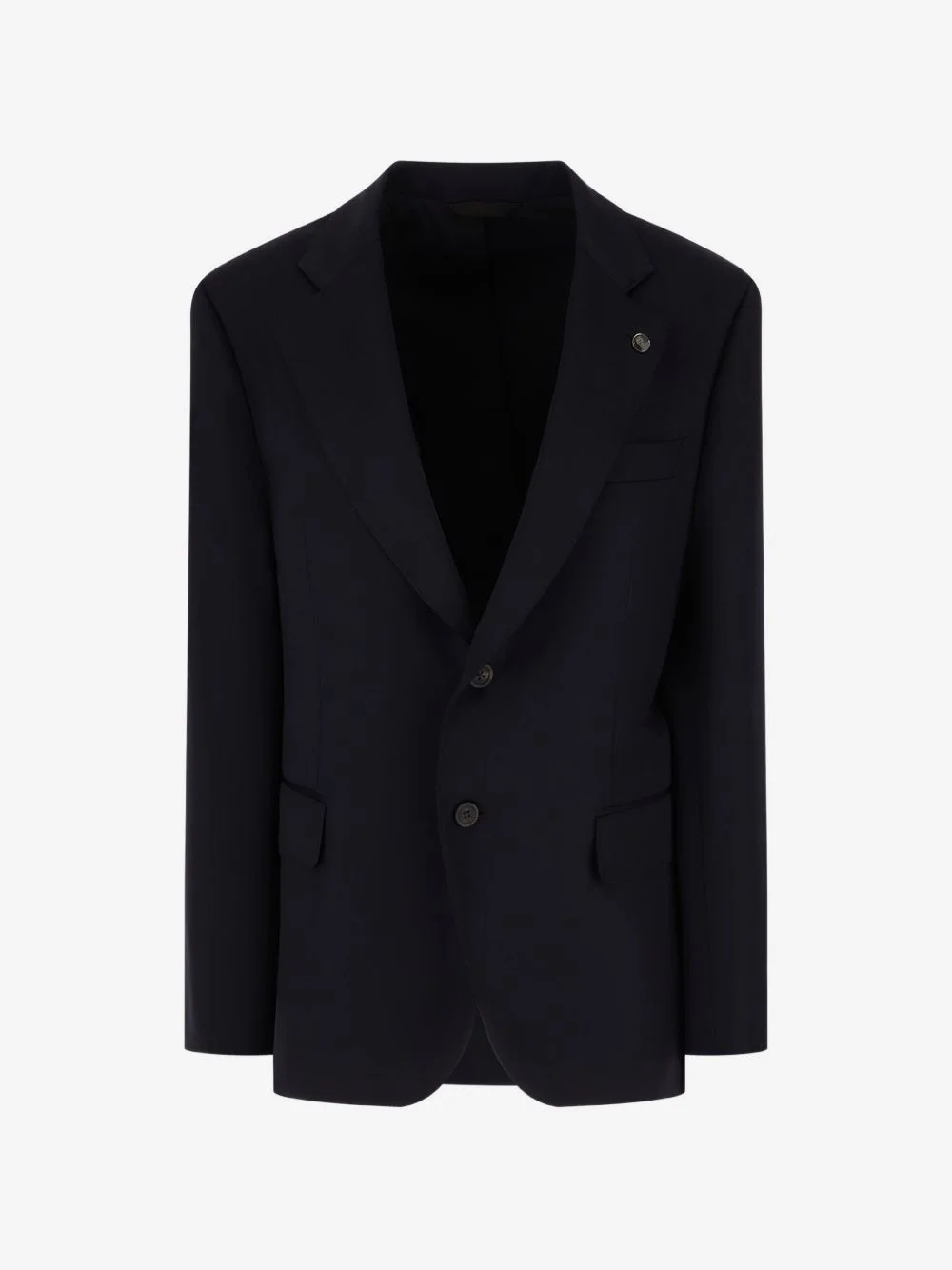 notched-lapel single-breasted blazer - 1