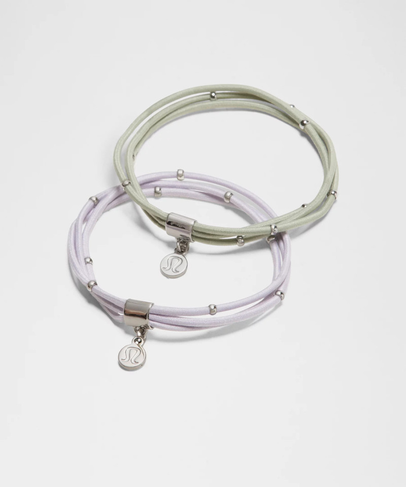 Multi-Band Charm Hair Elastics *2 Pack 1