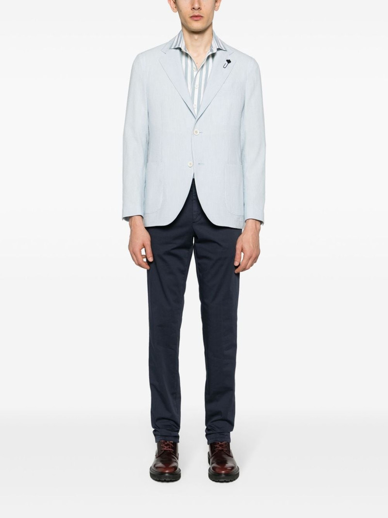 LARDINI mid-rise tapered chinos outlook