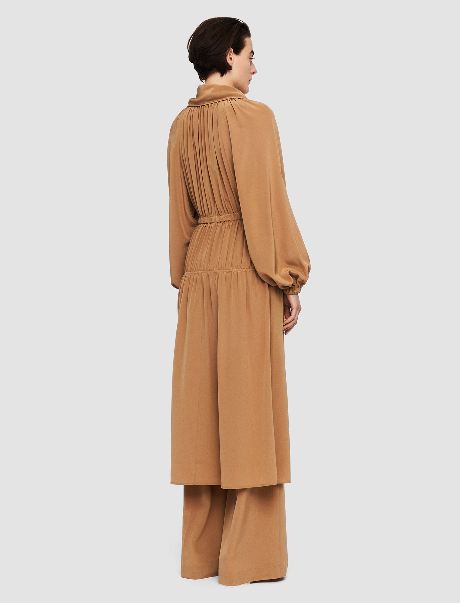 Silk Crepe de Soie Dryden Dress - 3