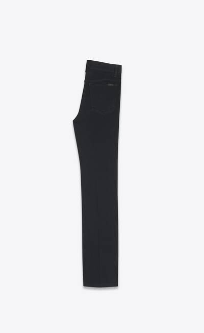 SAINT LAURENT clyde jeans in worn black denim outlook