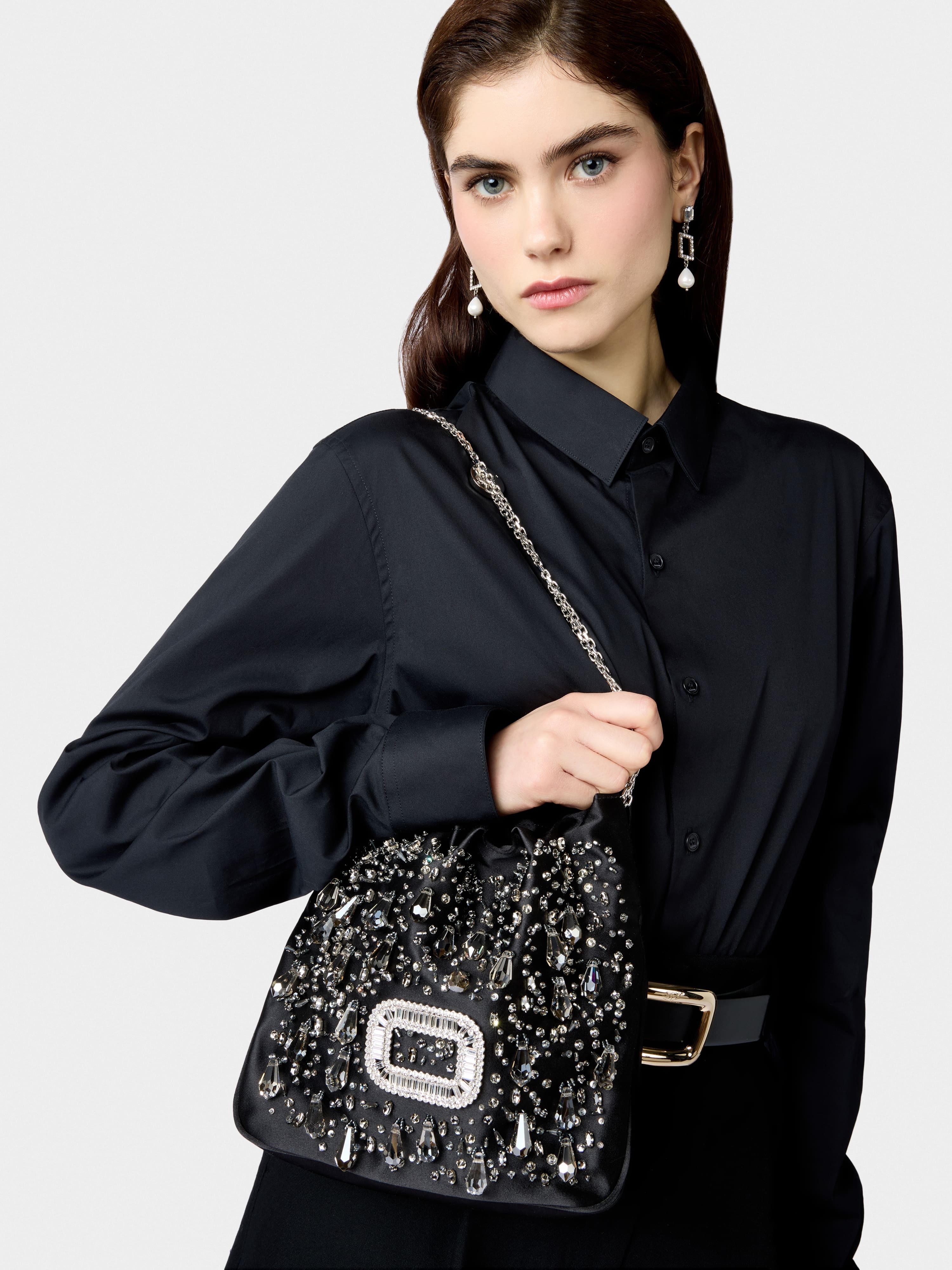 Pilgrim Mini Bag in satin - 9