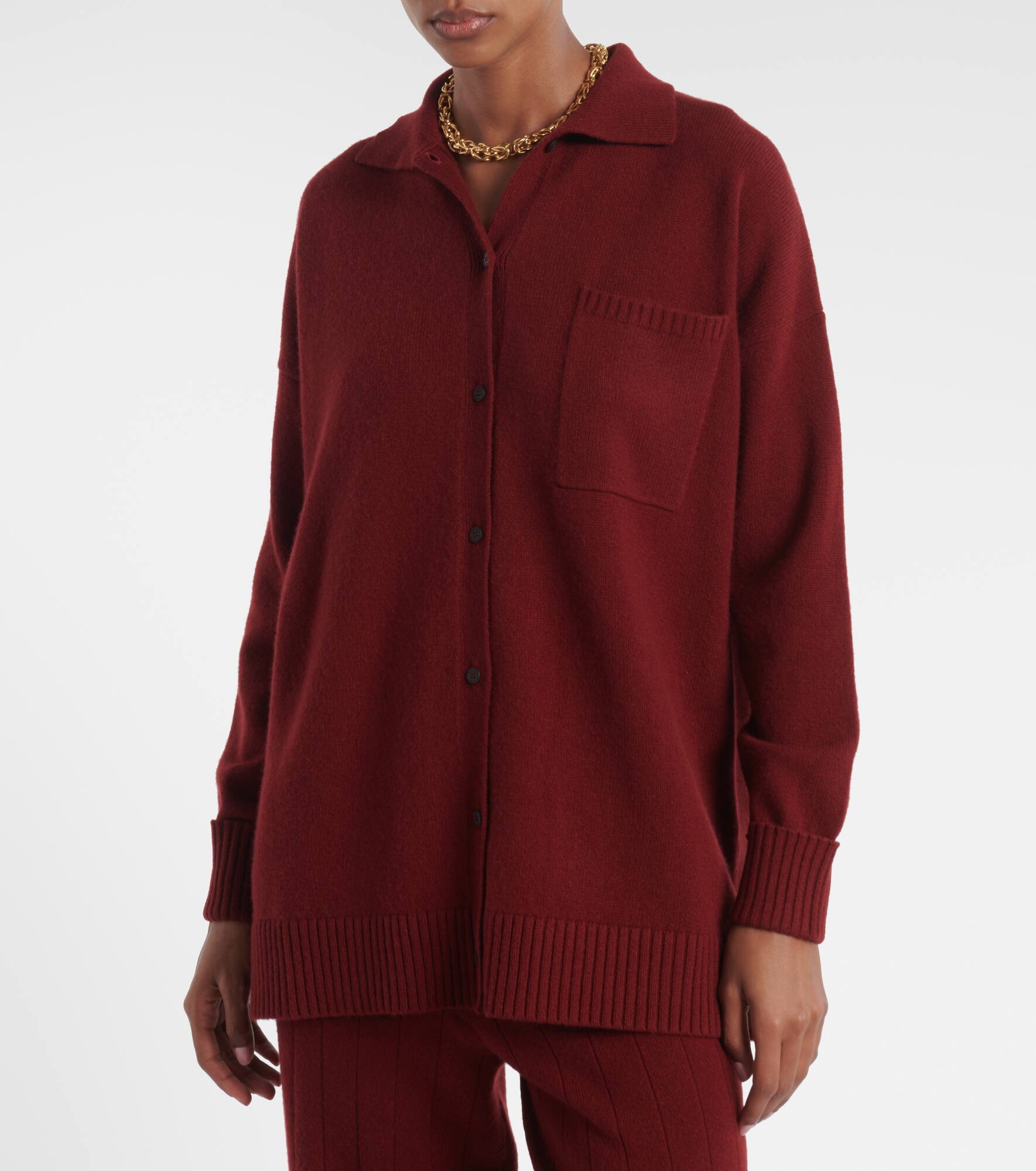 Bull oversized cashmere cardigan - 6