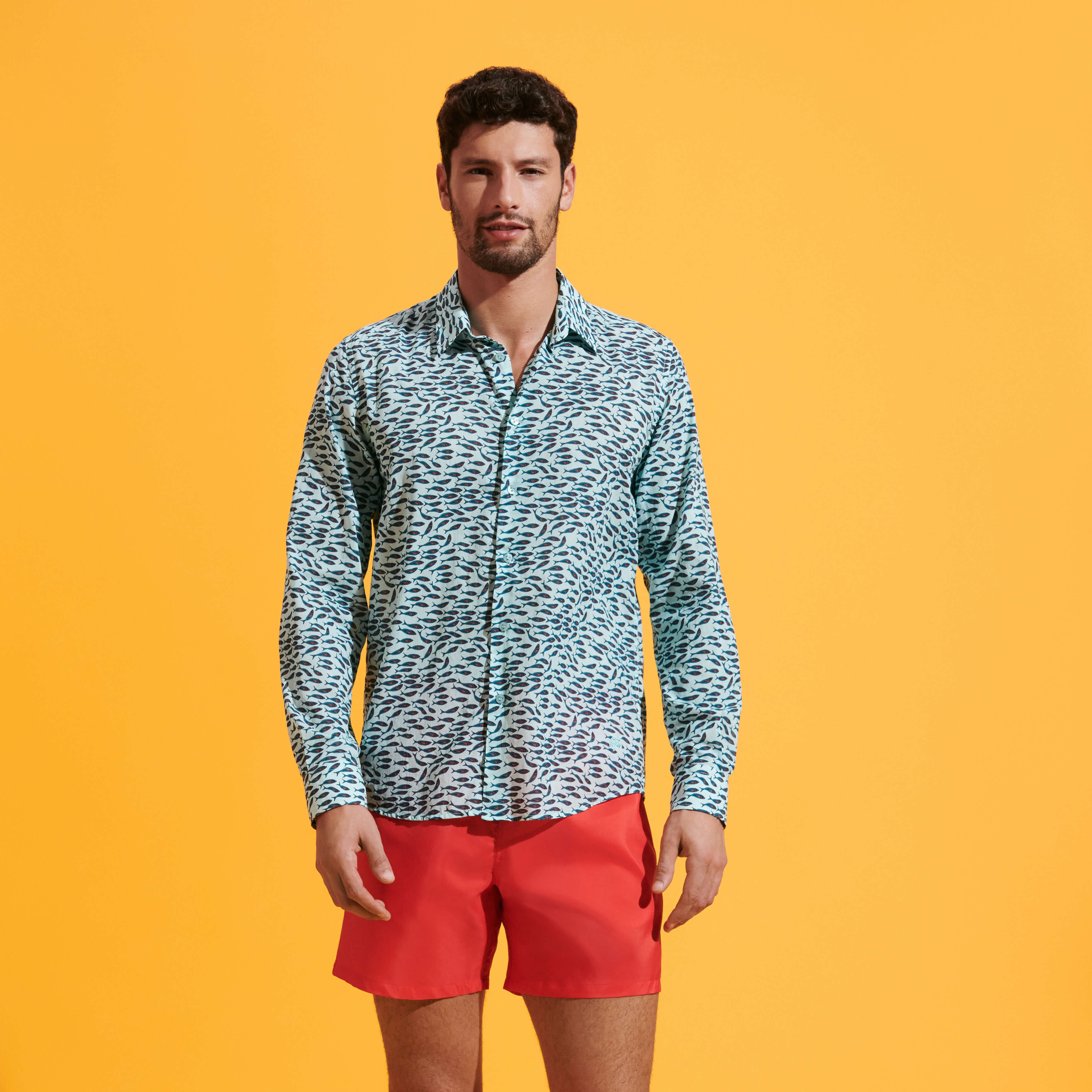 Unisex Cotton Voile Lightweight Shirt Gulf Stream - 3