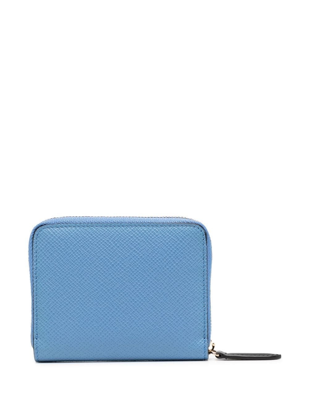 leather zip-up wallet - 2