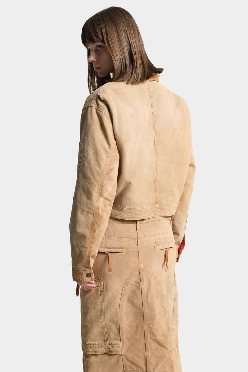 GARMENT DYED UTILITY DISTRESSED BOMBER 4
