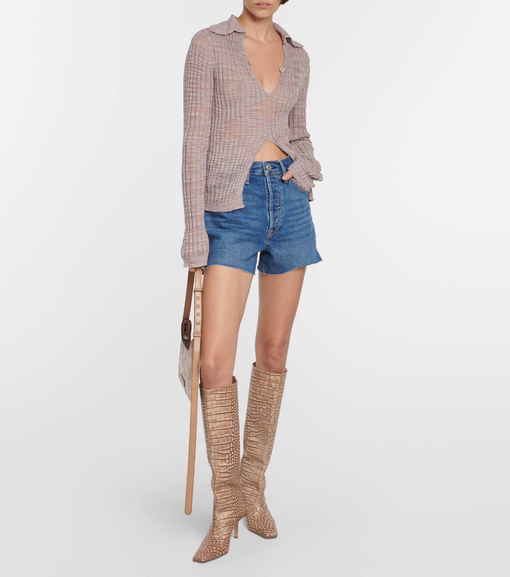 '50s high-rise shorts - 2