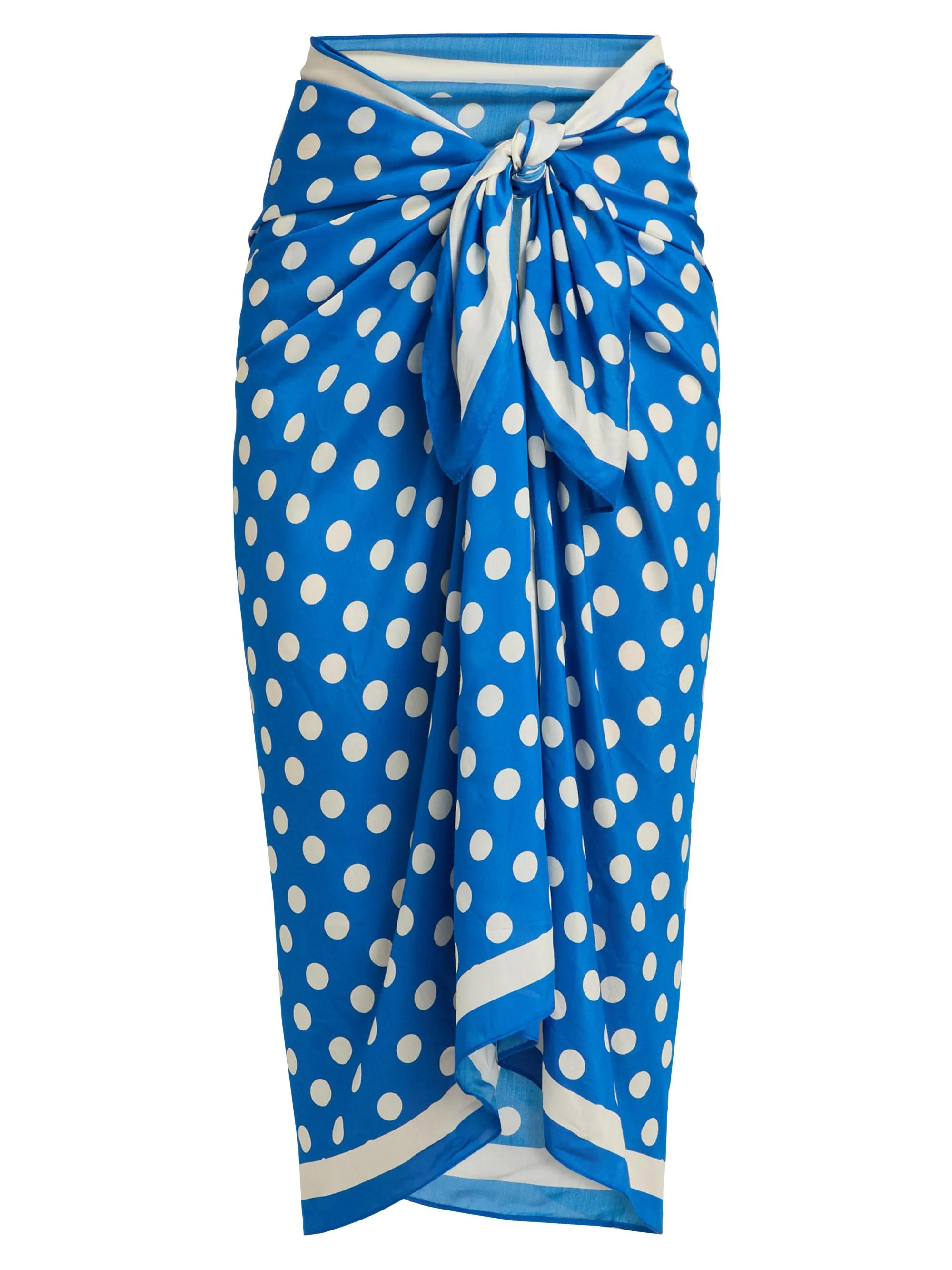 Women's The Long Reversible Pareo - Blue Stripe - 1