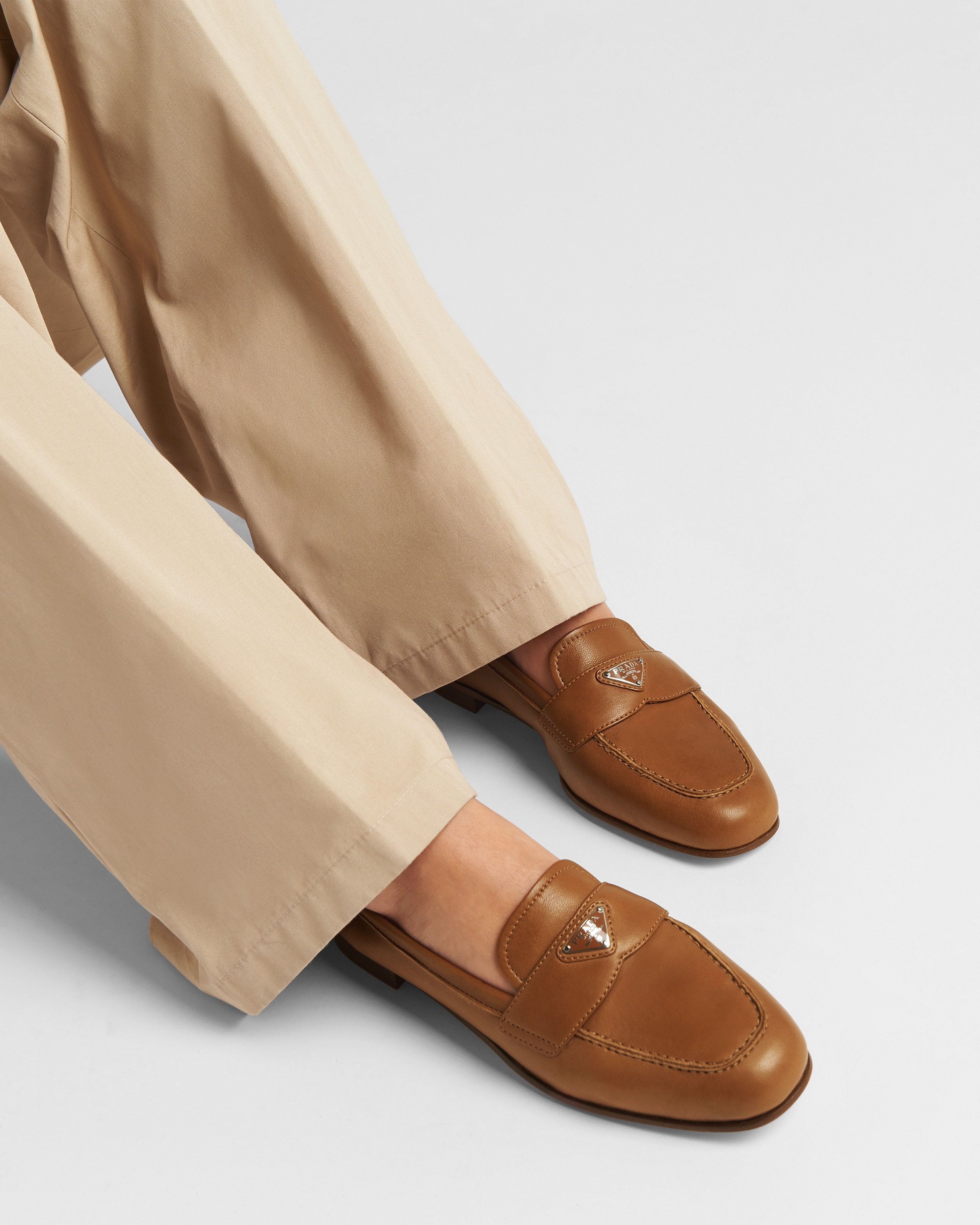 Nappa leather loafers - 3