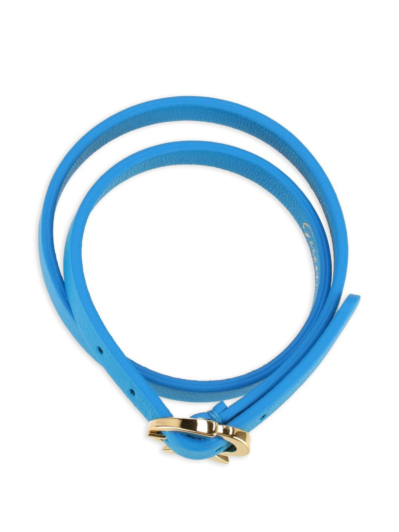 Gianvito Rossi bow-buckle belt outlook