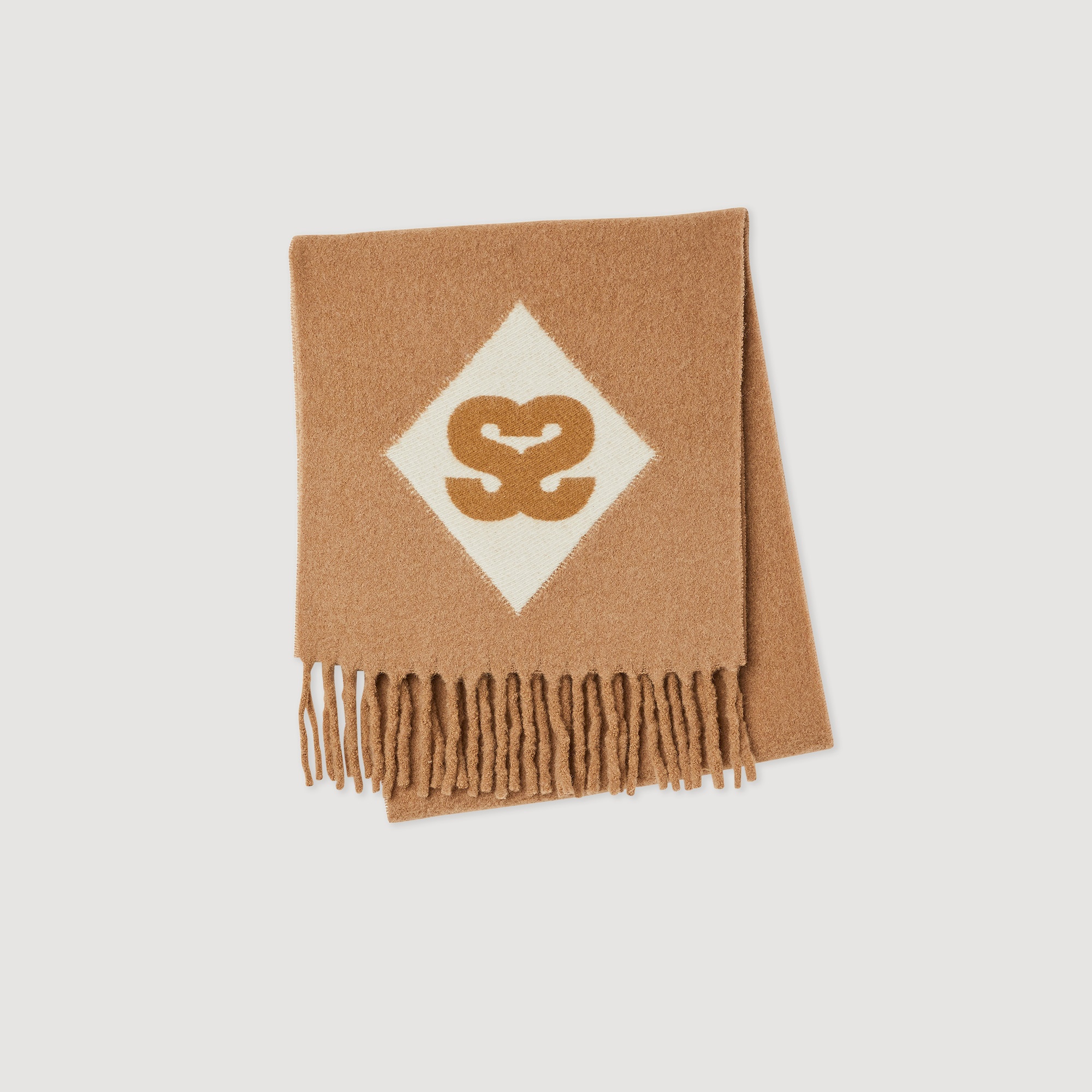 Scarf with double S pattern - 1